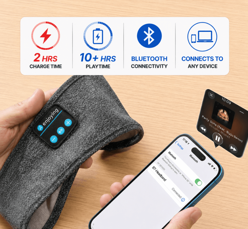 SonoActive™ Bluetooth Headband