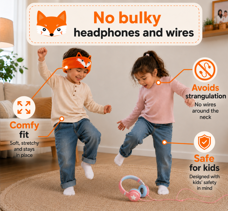 SonoKids™ Bluetooth Kids Headband